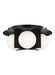 Visual Comfort Modern - LED Flush Mount - Orbel - Matte Black- Union Lighting Luminaires Decor
