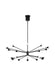 Visual Comfort Modern - LED Chandelier - Lody - Matte Black- Union Lighting Luminaires Decor