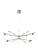 Visual Comfort Modern - LED Chandelier - Lody - Polished Nickel- Union Lighting Luminaires Decor