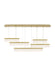 Visual Comfort Modern - LED Suspension - Sweep - Aged Brass- Union Lighting Luminaires Decor