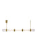 Visual Comfort Modern - LED Suspension - Wit - Aged Brass- Union Lighting Luminaires Decor