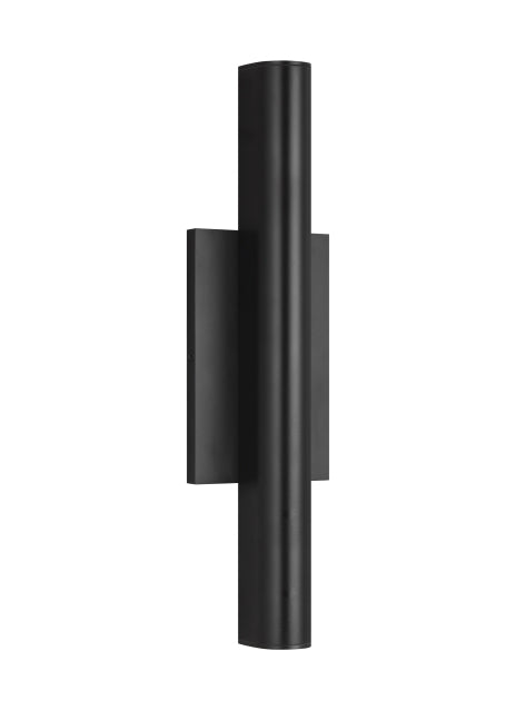 Visual Comfort Modern - LED Outdoor Wall Lantern - Chara - Black- Union Lighting Luminaires Decor