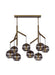 Visual Comfort Modern - Eight Light Chandelier - Sedona - Aged Brass- Union Lighting Luminaires Decor