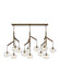 Visual Comfort Modern - LED Chandelier - Sedona - Aged Brass- Union Lighting Luminaires Decor