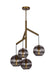 Visual Comfort Modern - LED Chandelier - Sedona - Aged Brass- Union Lighting Luminaires Decor