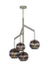 Visual Comfort Modern - Four Light Chandelier - Sedona - Satin Nickel- Union Lighting Luminaires Decor