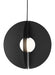 Visual Comfort Modern - One Light Pendant - Orbel - Matte Black- Union Lighting Luminaires Decor
