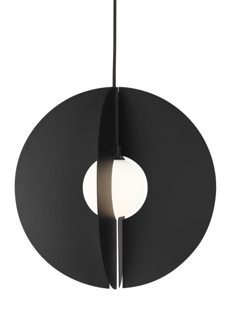 Visual Comfort Modern - LED Pendant - Orbel - Matte Black- Union Lighting Luminaires Decor