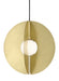 Visual Comfort Modern - One Light Pendant - Orbel - Aged Brass- Union Lighting Luminaires Decor