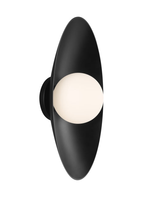 Visual Comfort Modern - LED Wall Sconce - Joni - Matte Black / Matte Black- Union Lighting Luminaires Decor