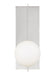Visual Comfort Modern - One Light Wall Sconce - Orbel - Polished Nickel- Union Lighting Luminaires Decor