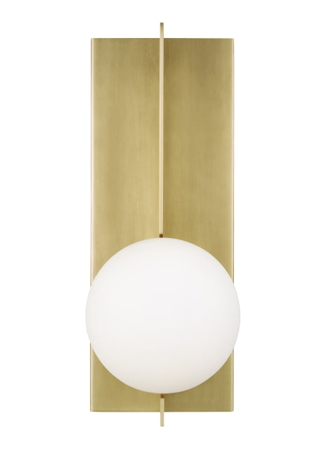 Visual Comfort Modern - LED Wall Sconce - Orbel - Aged Brass- Union Lighting Luminaires Decor