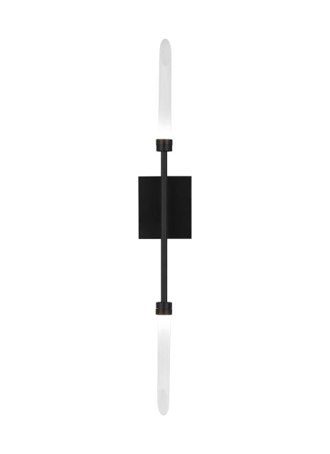 Visual Comfort Modern - LED Wall Sconce - Spur - Matte Black- Union Lighting Luminaires Decor