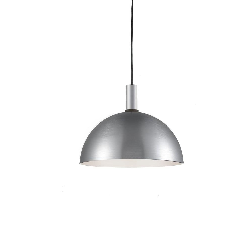 Kuzco Canada - One Light Pendant - Archibald - Brushed Nickel With Black Detail- Union Lighting Luminaires Decor