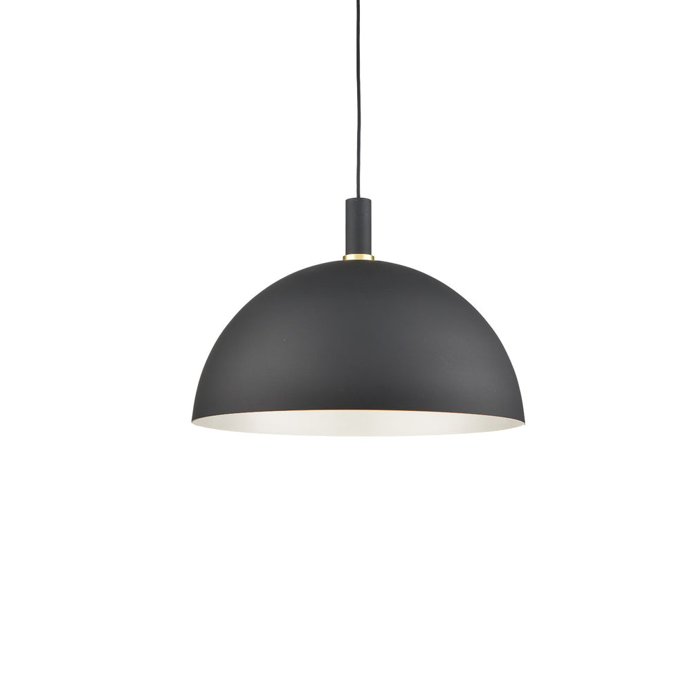 Kuzco Canada - One Light Pendant - Archibald - Black With Gold Detail- Union Lighting Luminaires Decor