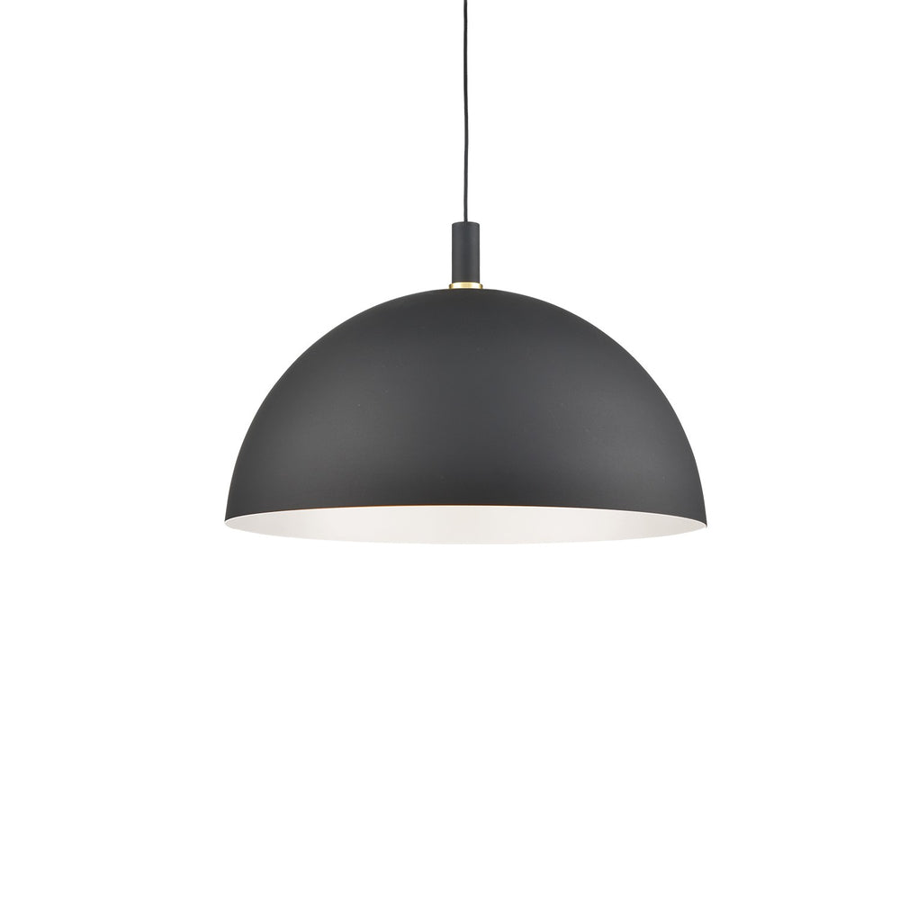 Kuzco Canada - One Light Pendant - Archibald - Black With Gold Detail- Union Lighting Luminaires Decor