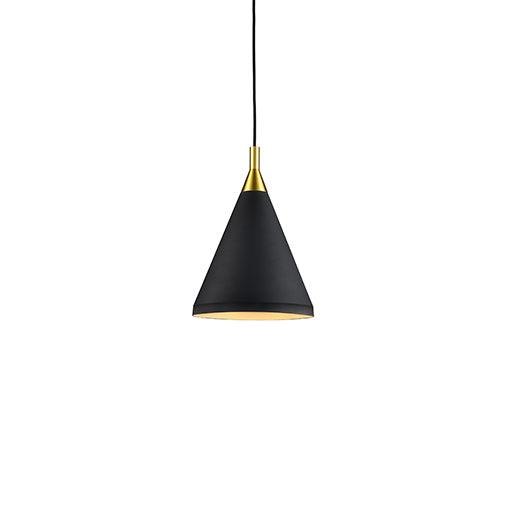 Kuzco Canada - One Light Pendant - Dorothy - Black With Gold Detail- Union Lighting Luminaires Decor