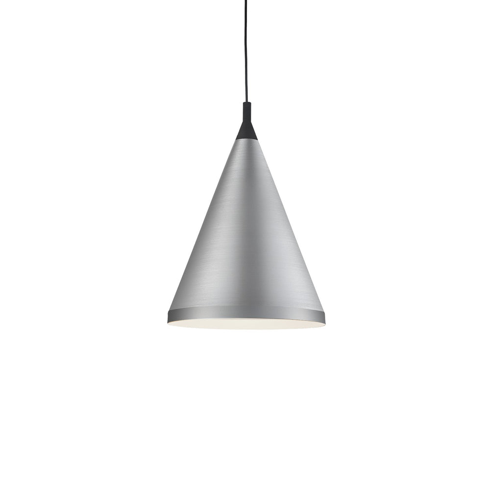 Kuzco Canada - One Light Pendant - Dorothy - Brushed Nickel With Black Detail- Union Lighting Luminaires Decor