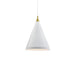 Kuzco Canada - One Light Pendant - Dorothy - White With Gold Detail- Union Lighting Luminaires Decor