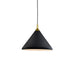 Kuzco Canada - One Light Pendant - Dorothy - Black With Gold Detail- Union Lighting Luminaires Decor