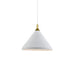 Kuzco Canada - One Light Pendant - Dorothy - White With Gold Detail- Union Lighting Luminaires Decor