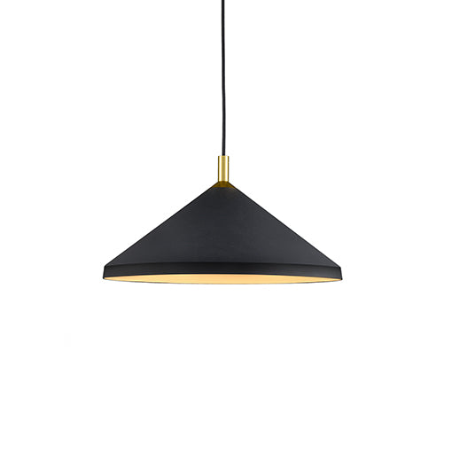 Kuzco Canada - One Light Pendant - Dorothy - Black With Gold Detail- Union Lighting Luminaires Decor