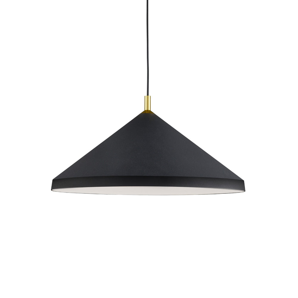 Kuzco Canada - One Light Pendant - Dorothy - Black With Gold Detail- Union Lighting Luminaires Decor