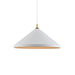 Kuzco Canada - One Light Pendant - Dorothy - White With Gold Detail- Union Lighting Luminaires Decor
