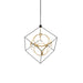 Kuzco Canada - LED Chandelier - Monza - Black/Antique Brass- Union Lighting Luminaires Decor