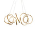 Kuzco Canada - LED Chandelier - Synergy - Antique Brass- Union Lighting Luminaires Decor