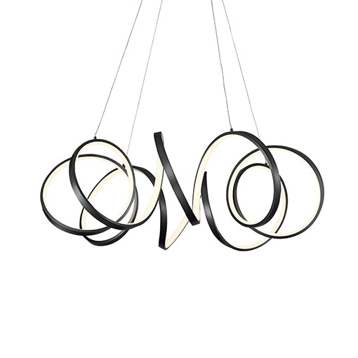 Kuzco Canada - LED Chandelier - Synergy - Black- Union Lighting Luminaires Decor