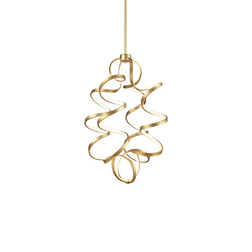 Kuzco Canada - LED Chandelier - Synergy - Antique Brass- Union Lighting Luminaires Decor