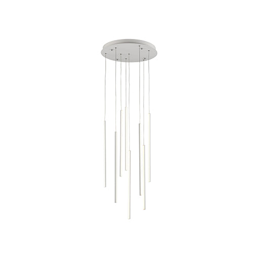 Kuzco Canada - LED Pendant - Chute - White- Union Lighting Luminaires Decor