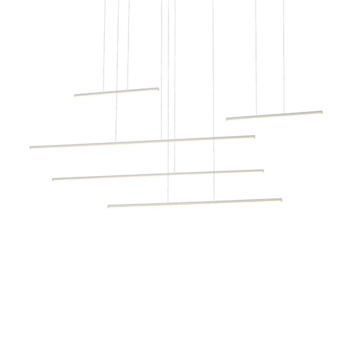 Kuzco Canada - LED Pendant - Chute Motion - White- Union Lighting Luminaires Decor