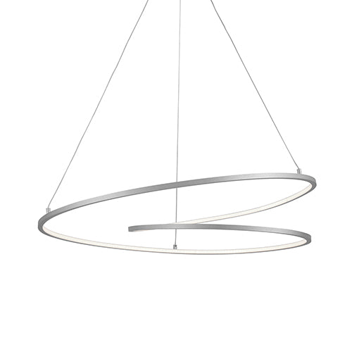 Kuzco Canada - LED Pendant - Twist - Antique Silver- Union Lighting Luminaires Decor