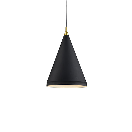 Kuzco Canada - One Light Pendant - Dorothy - Black With Gold Detail- Union Lighting Luminaires Decor