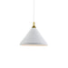 Kuzco Canada - One Light Pendant - Dorothy - White With Gold Detail- Union Lighting Luminaires Decor