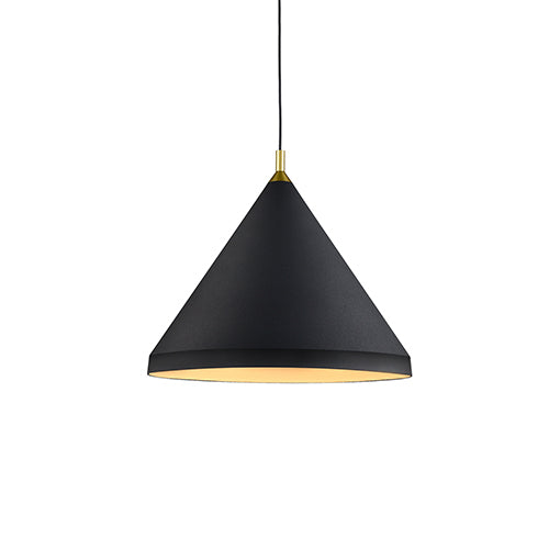 Kuzco Canada - One Light Pendant - Dorothy - Black With Gold Detail- Union Lighting Luminaires Decor