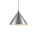 Kuzco Canada - One Light Pendant - Dorothy - Brushed Nickel With Black Detail- Union Lighting Luminaires Decor