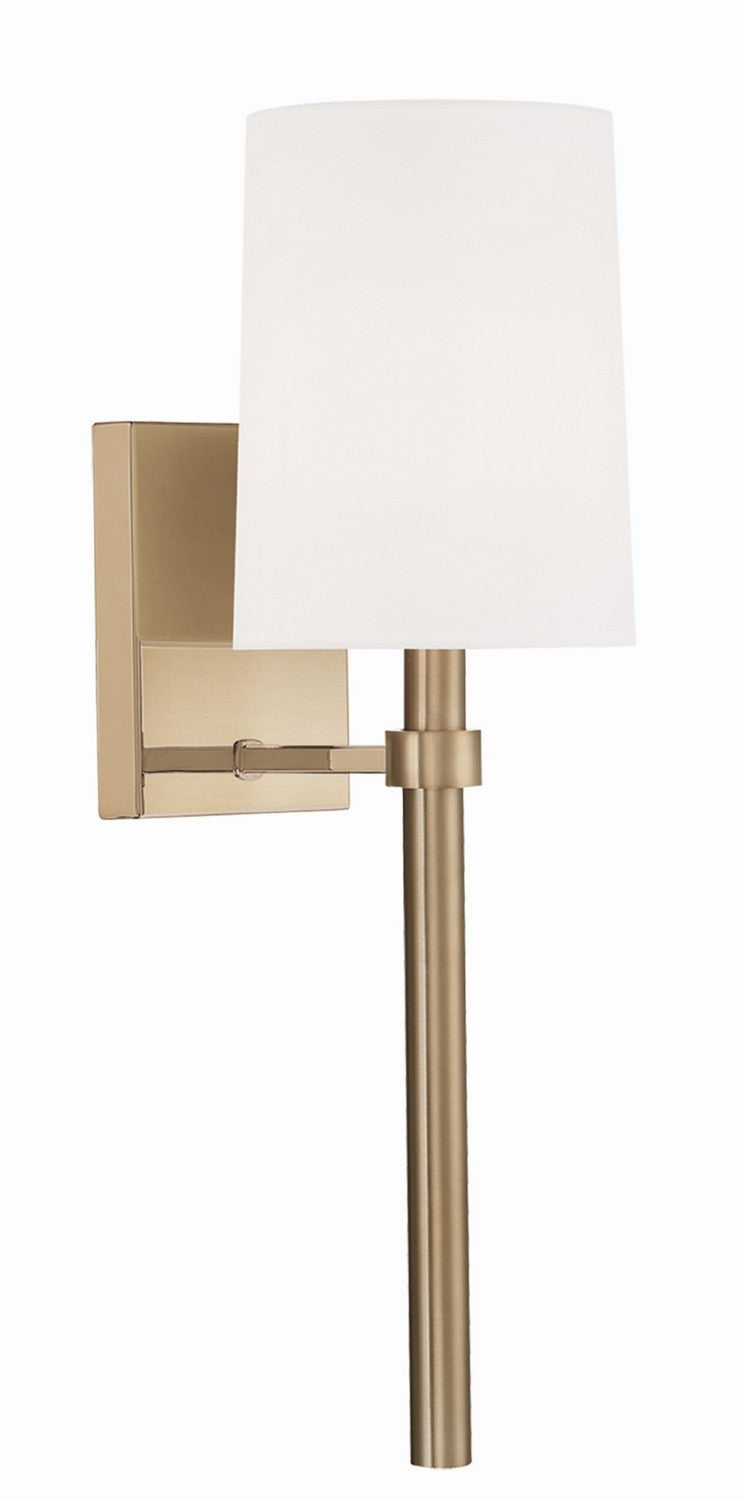 Crystorama - One Light Wall Sconce - Bromley - Vibrant Gold- Union Lighting Luminaires Decor