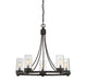 Meridian - Five Light Chandelier - Mchan - Oil Rubbed Bronze- Union Lighting Luminaires Decor