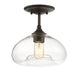 Meridian - One Light Semi-Flush Mount - Msemi - Oil Rubbed Bronze- Union Lighting Luminaires Decor