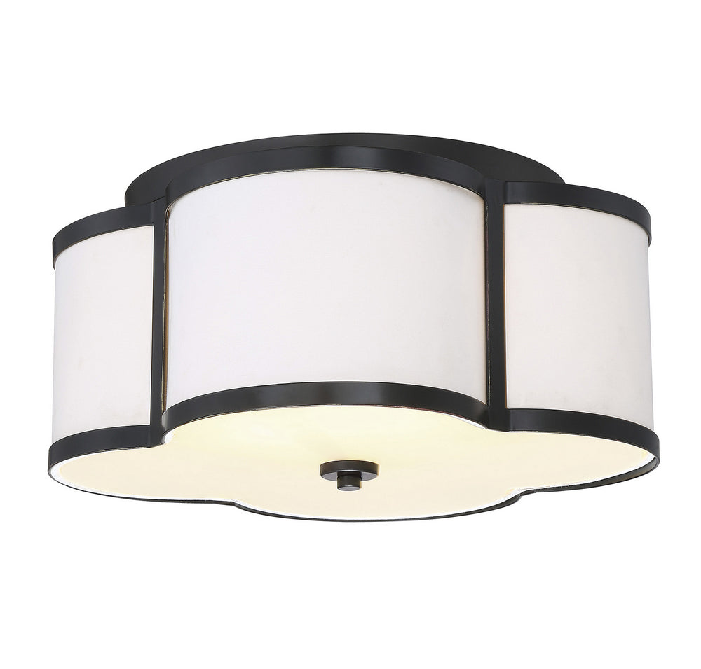 Meridian - Three Light Semi-Flush Mount - Msemi - Classic Bronze- Union Lighting Luminaires Decor