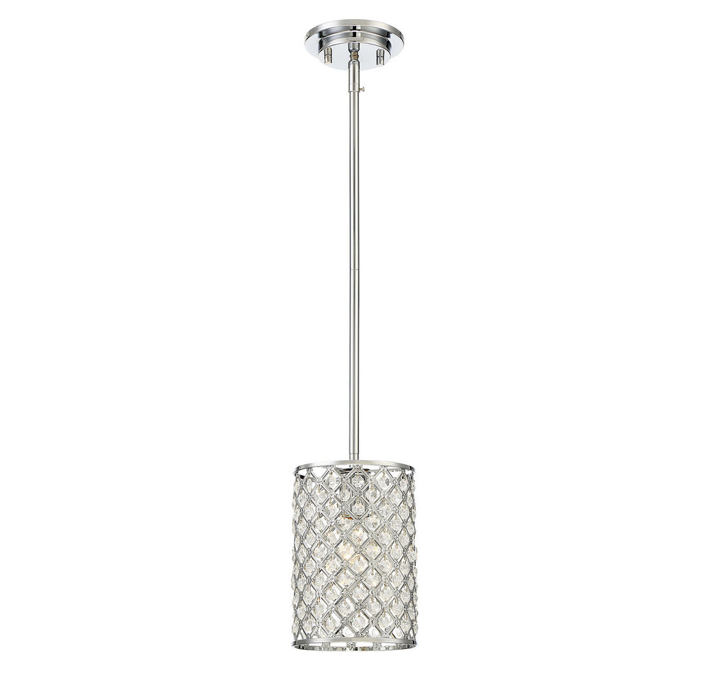 Meridian - One Light Mini Pendant - Mmin2 - Chrome- Union Lighting Luminaires Decor
