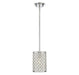 Meridian - One Light Mini Pendant - Mmin2 - Chrome- Union Lighting Luminaires Decor