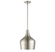 Meridian - One Light Pendant - Mpend - Brushed Nickel- Union Lighting Luminaires Decor
