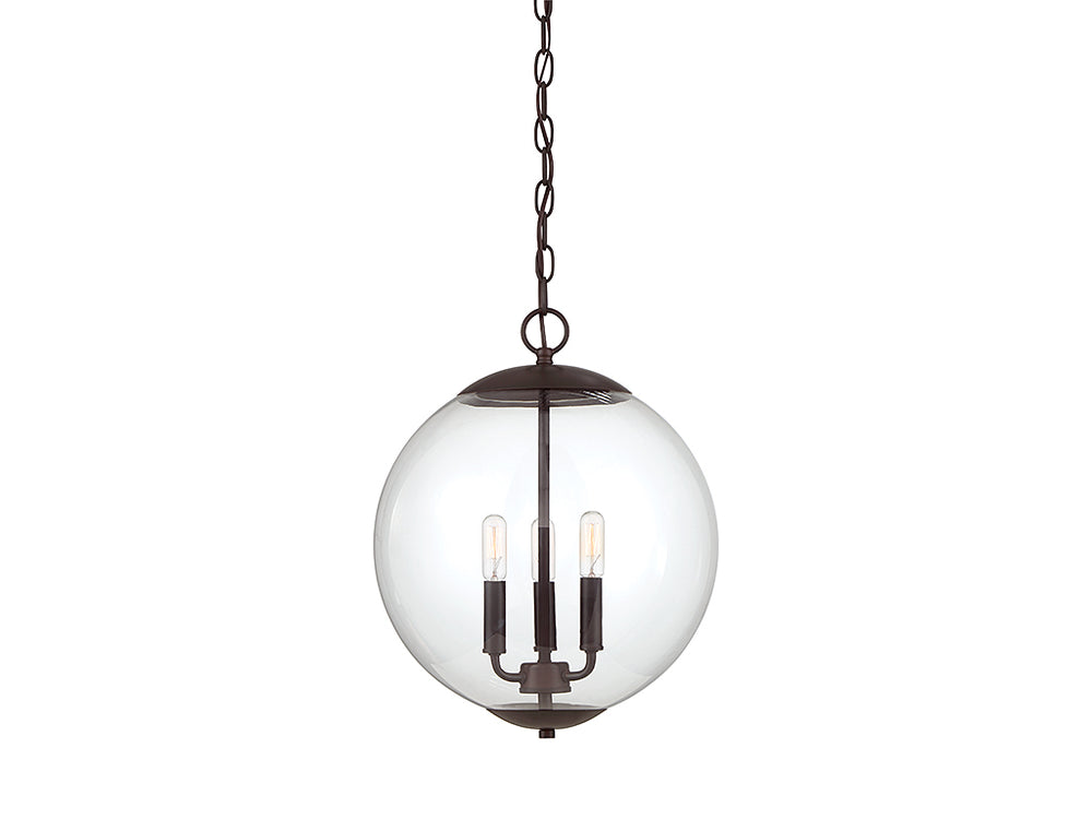 Meridian - Three Light Pendant - Mpend - Oil Rubbed Bronze- Union Lighting Luminaires Decor