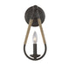 Meridian - One Light Wall Sconce - Mscon - Rusty Nail with Rope- Union Lighting Luminaires Decor
