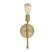Meridian - One Light Wall Sconce - Mscon - Natural Brass- Union Lighting Luminaires Decor