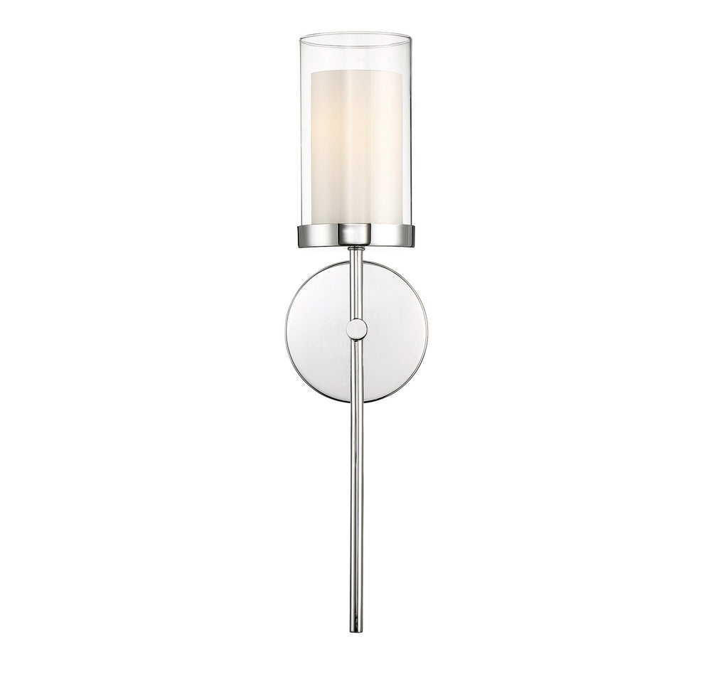 Meridian - One Light Wall Sconce - Mscon - Chrome- Union Lighting Luminaires Decor